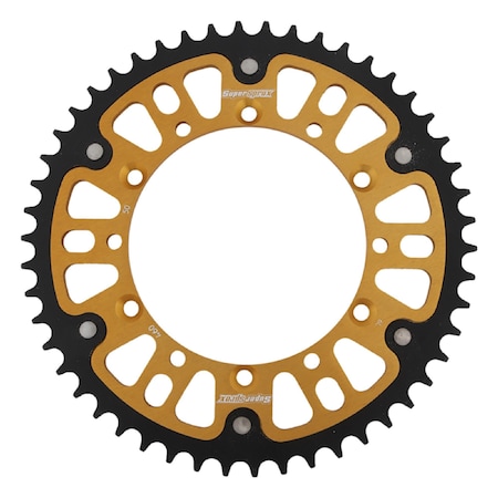 Supersprox Gold Stealth Sprocket For Kawasaki KDX200 1984-2006, KLX250 2018 RST-460-50-GLD